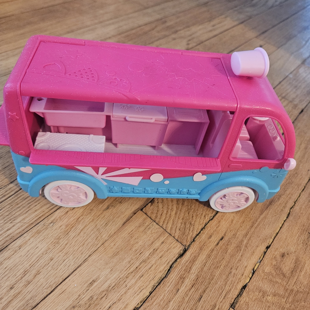 Shopkins Pink and Blue Toy Van